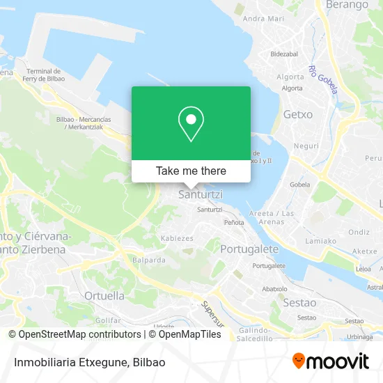 Inmobiliaria Etxegune map