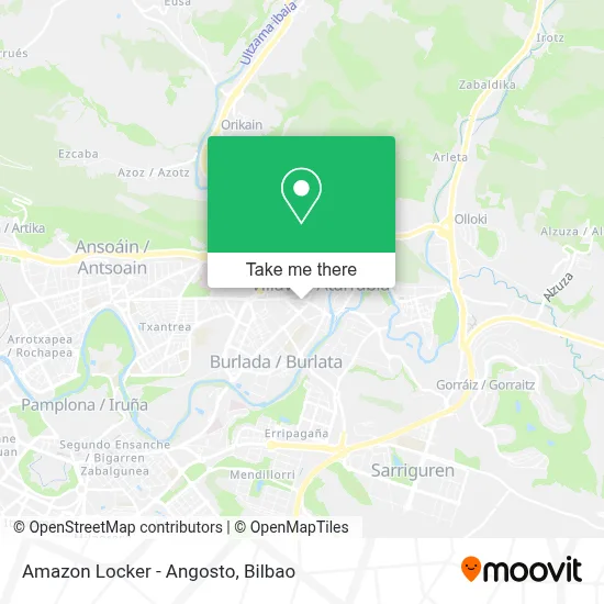 Amazon Locker - Angosto map