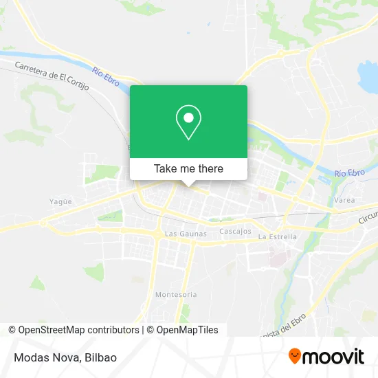Modas Nova map