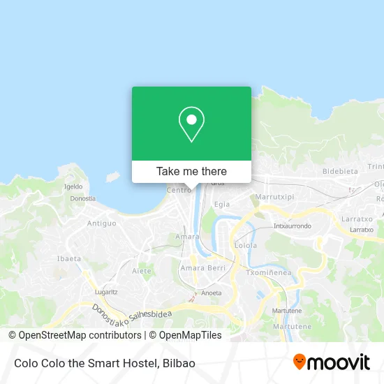 Colo Colo the Smart Hostel map