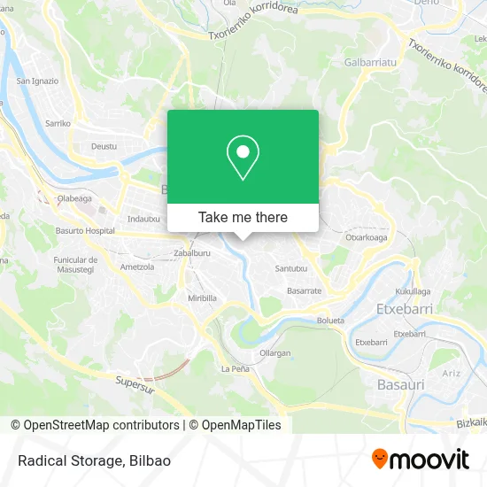 Radical Storage map