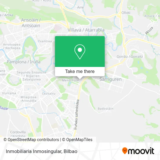 Inmobiliaria Inmosingular map