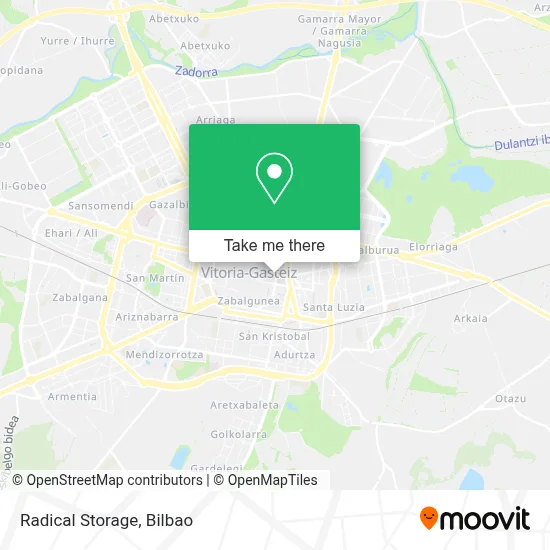 Radical Storage map
