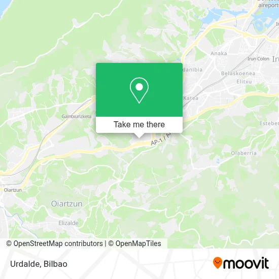 Urdalde map