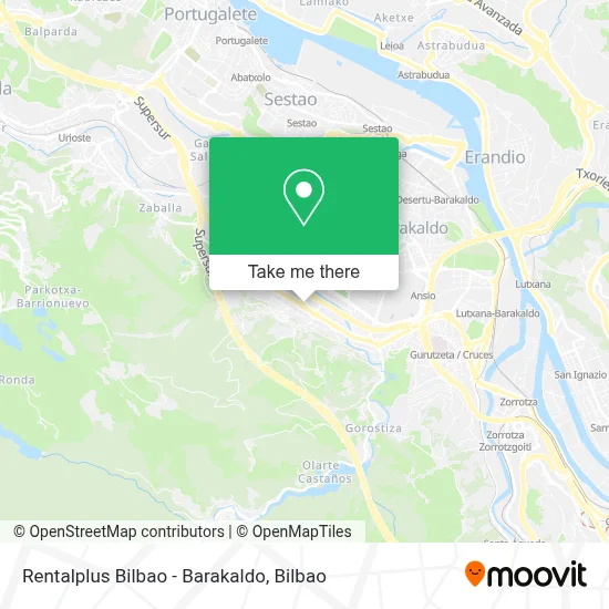 Rentalplus Bilbao - Barakaldo map
