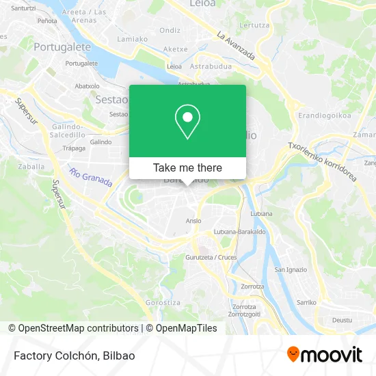 Factory Colchón map
