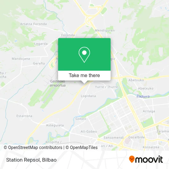Station Repsol map