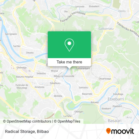 Radical Storage map