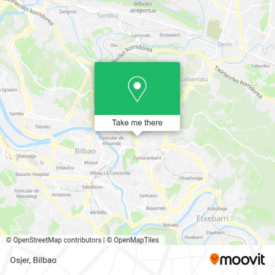 Osjer map