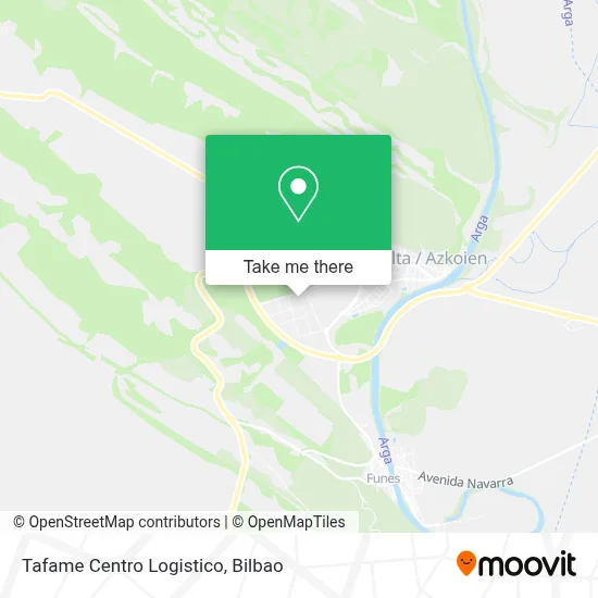 Tafame Centro Logistico map
