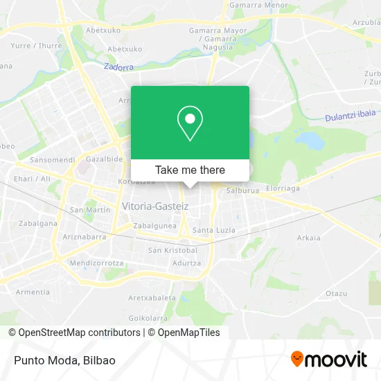 Punto Moda map