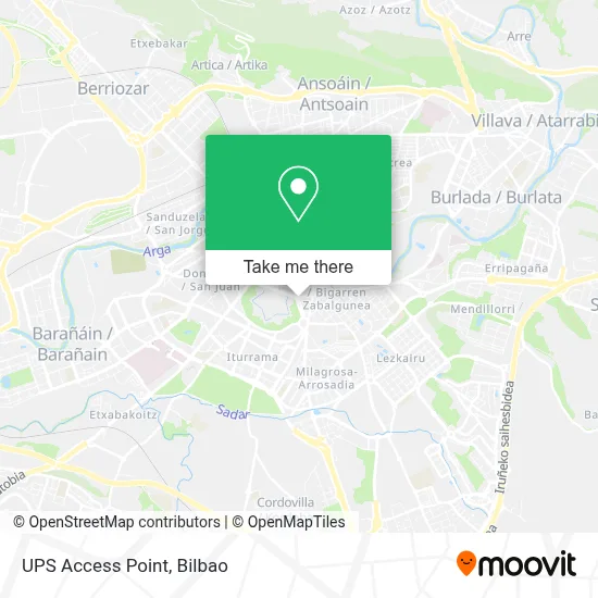 Ups Access Point map