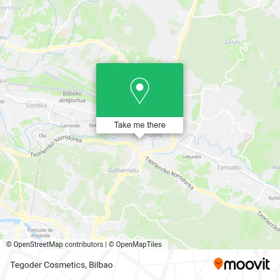 Tegoder Cosmetics map