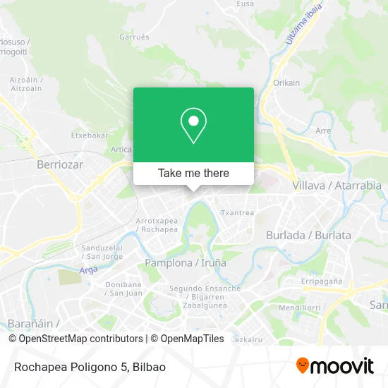 Rochapea Poligono 5 map