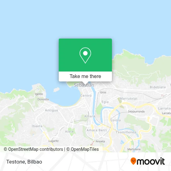 Testone map