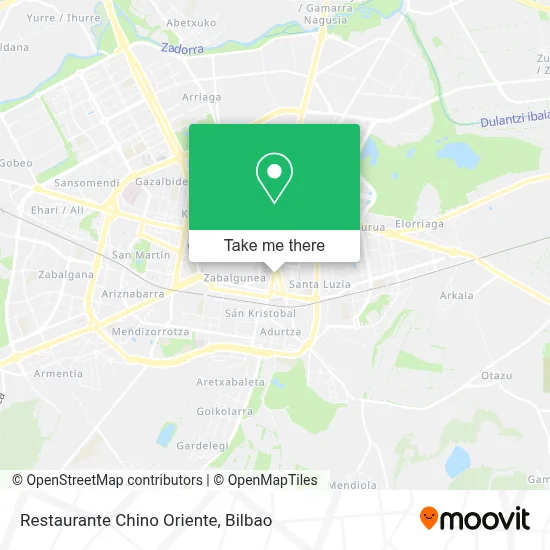 Restaurante Chino Oriente map