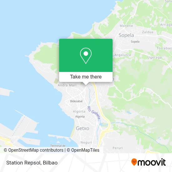 Station Repsol map