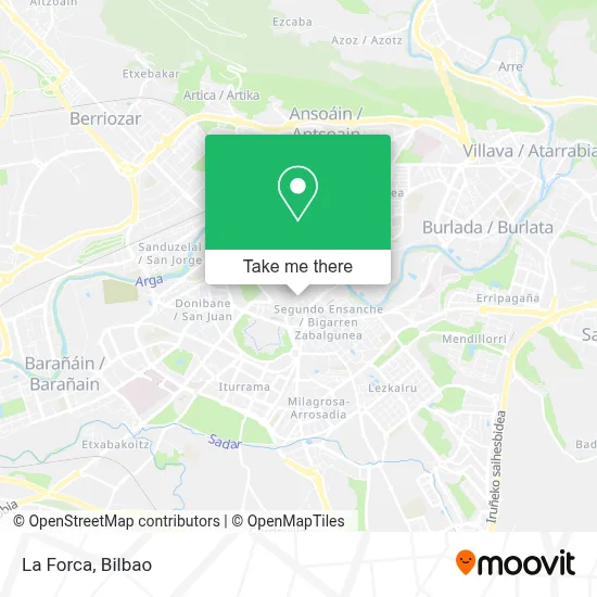 La Forca map
