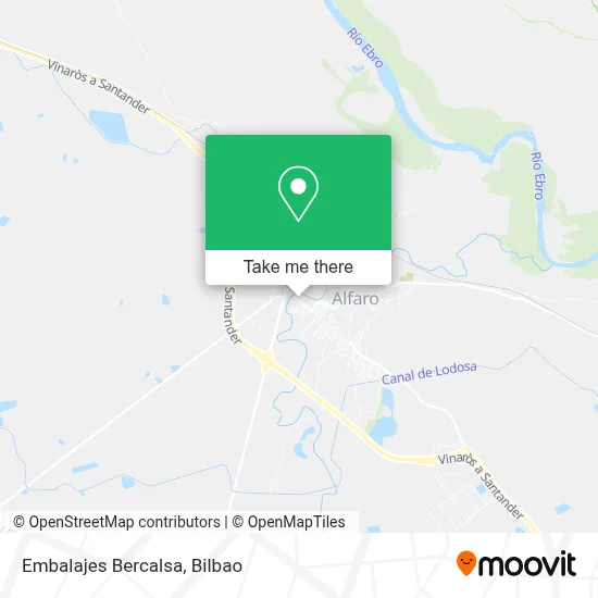 Embalajes Bercalsa map