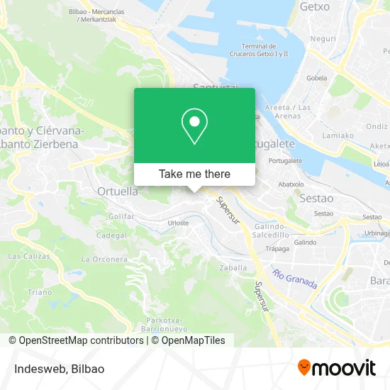 Indesweb map
