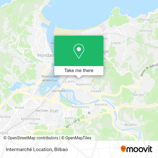 Intermarché Location map