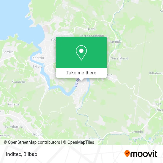 Inditec map