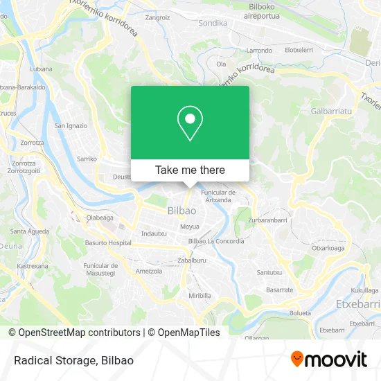 Radical Storage map