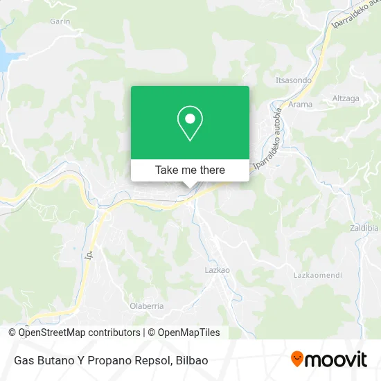 Gas Butano Y Propano Repsol map