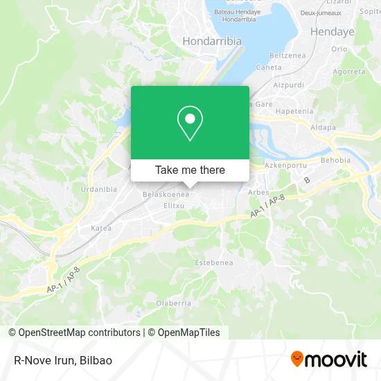 R-Nove Irun map