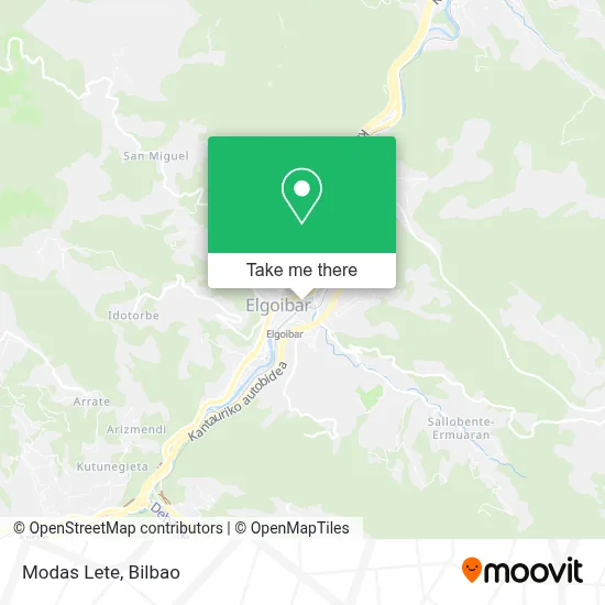 Modas Lete map