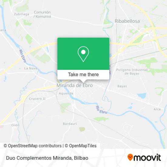 Duo Complementos Miranda map