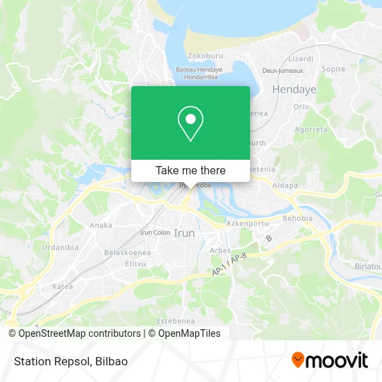 Station Repsol map
