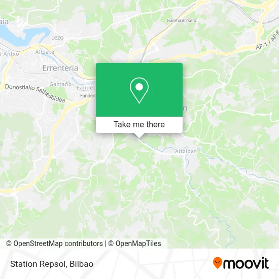 Station Repsol map
