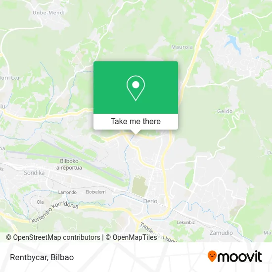 Rentbycar map