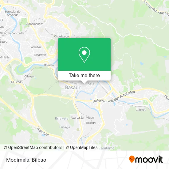 Modimela map