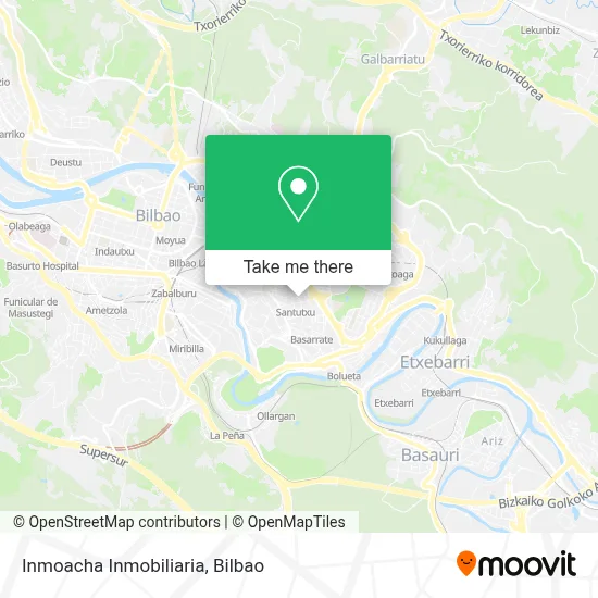 Inmoacha Inmobiliaria map