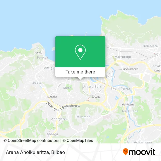 Arana Aholkularitza map