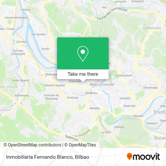 Inmobiliaria Fernando Blanco map