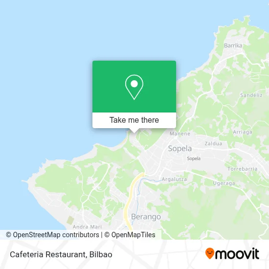 Cafeteria Restaurant map