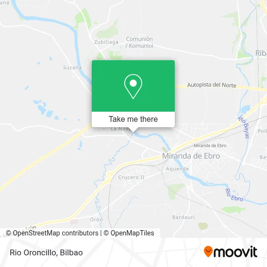 Rio Oroncillo map