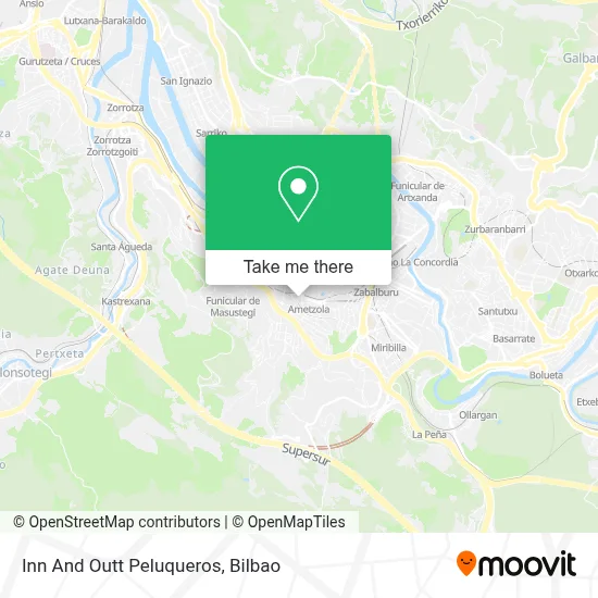 Inn And Outt Peluqueros map