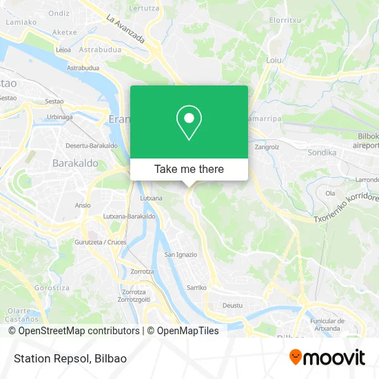 Station Repsol map