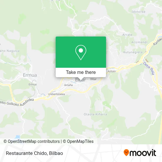 Restaurante Chido map