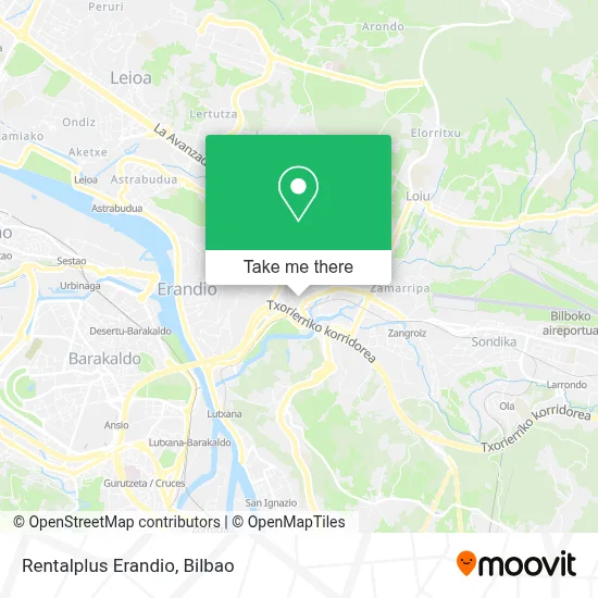 Rentalplus Erandio map