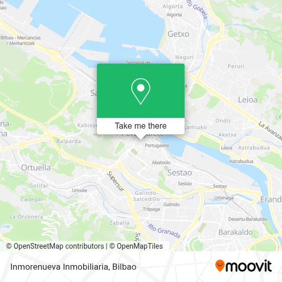 Inmorenueva Inmobiliaria map