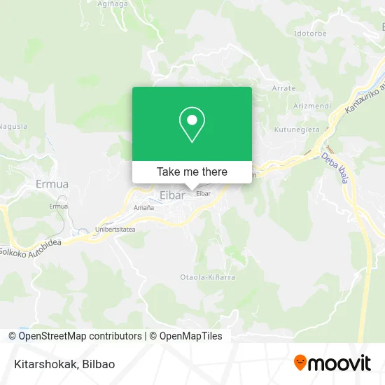 Kitarshokak map