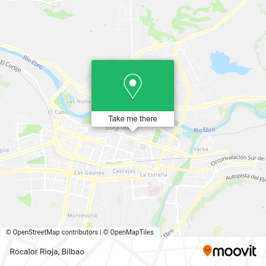 Rocalor Rioja map