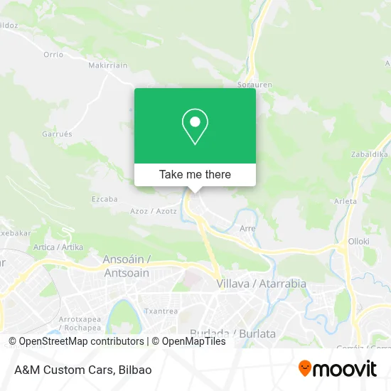 A&M Custom Cars map