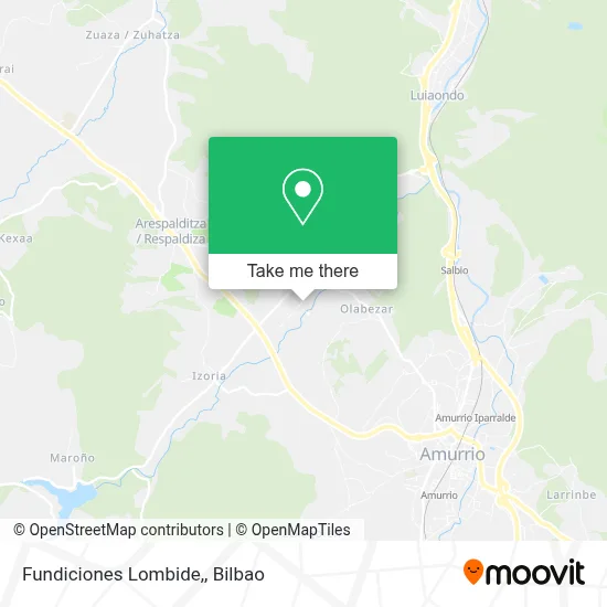 Fundiciones Lombide, map