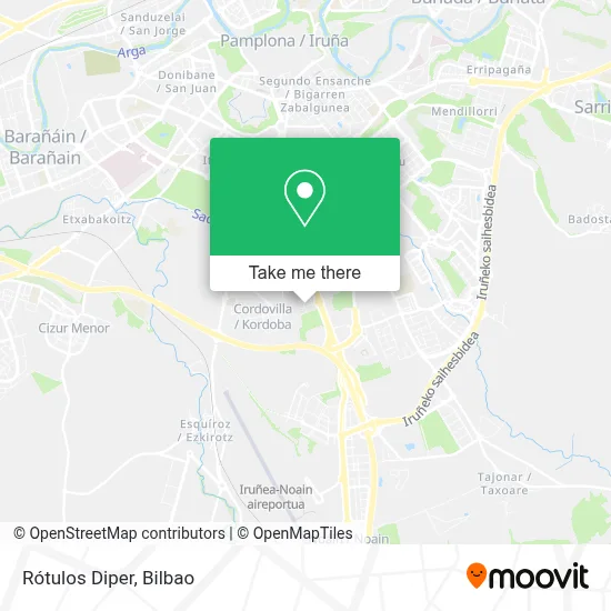 Rótulos Diper map
